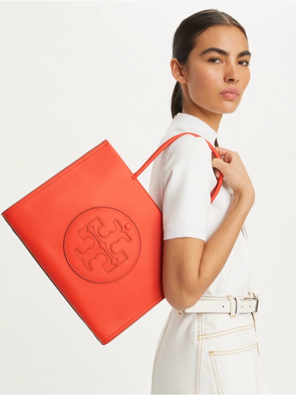 Tory Burch SMALL ELLA BIO TOTE EUC